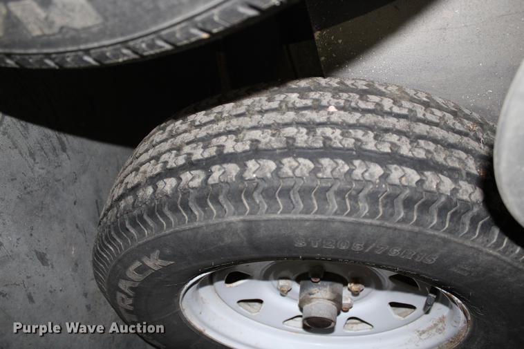 image for item DB6633 2009 Pace American DB716TA2 enclosed cargo trailer with gutter machine