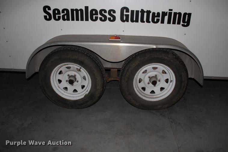 image for item DB6633 2009 Pace American DB716TA2 enclosed cargo trailer with gutter machine