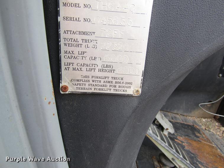 image for item DB6653 2004 Terex TH644C telehandler