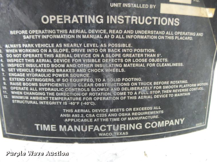 image for item DB7307 2008 International 7500 bucket truck