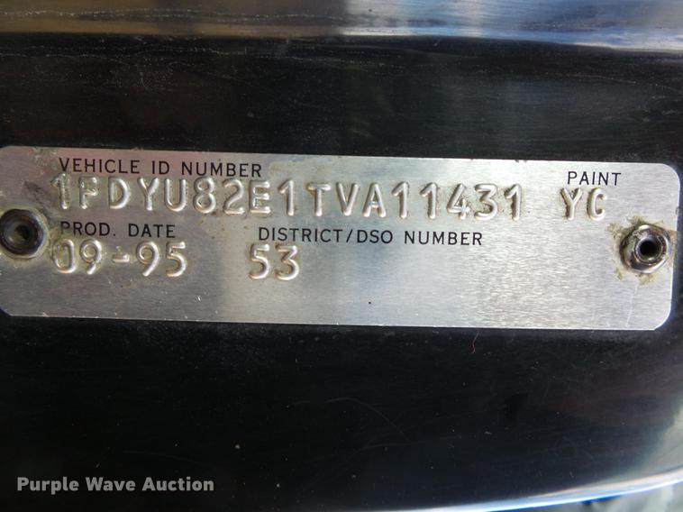 image for item DB7310 1996 Ford LT8000 dump truck