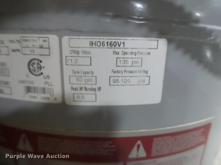 image for item DB9806 Iron Horse IHD6160V1 air compressor