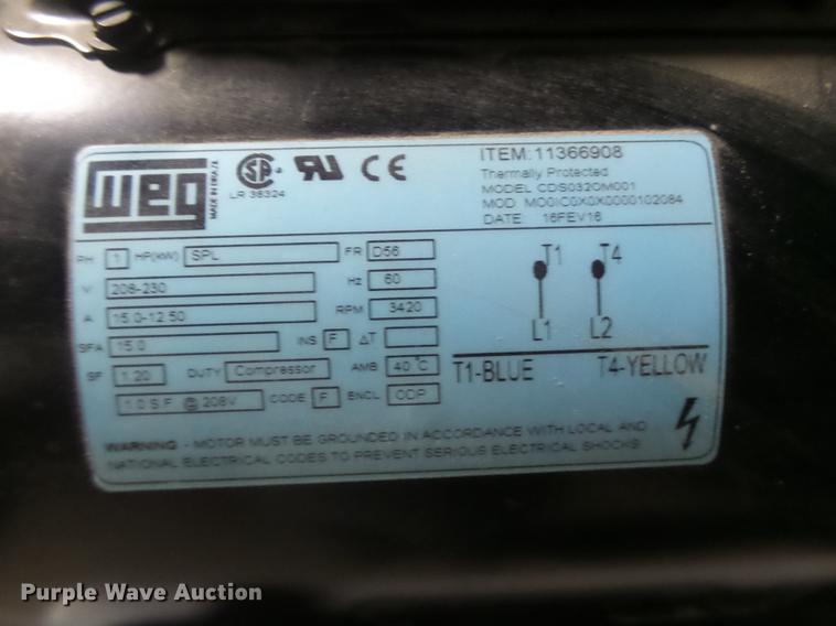 image for item DB9806 Iron Horse IHD6160V1 air compressor