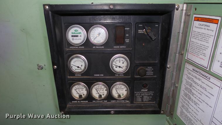 image for item DC0559 Sullair 185 air compressor