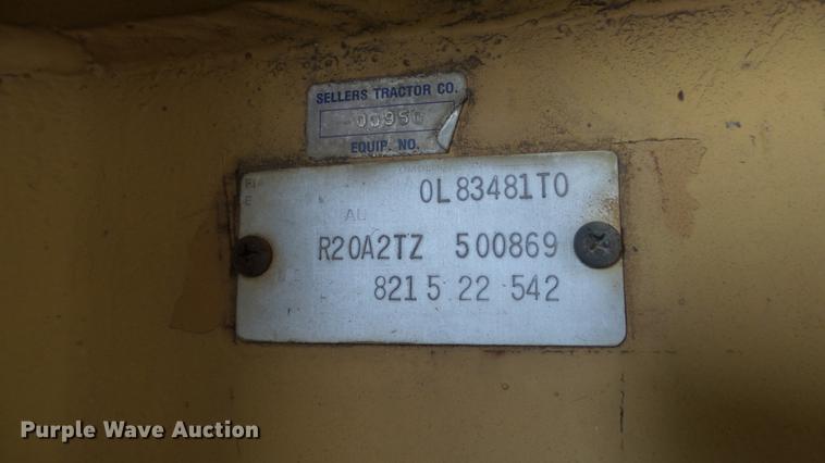 image for item DC0574 Fiat-Allis FR20 wheel loader