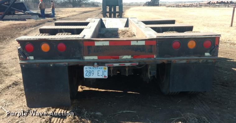 image for item DC0832 1998 Witzo Challenger RG-50 low boy equipment trailer