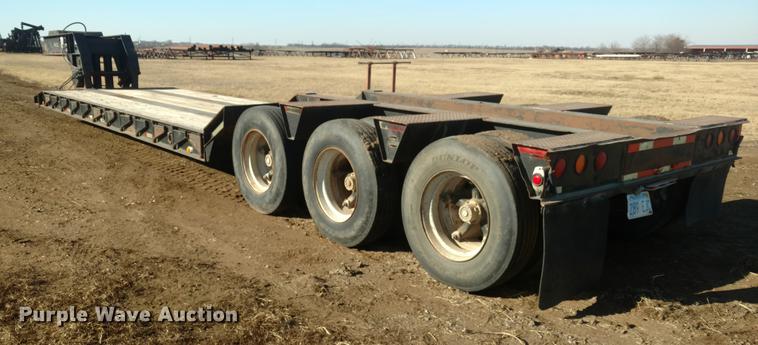 image for item DC0832 1998 Witzo Challenger RG-50 low boy equipment trailer