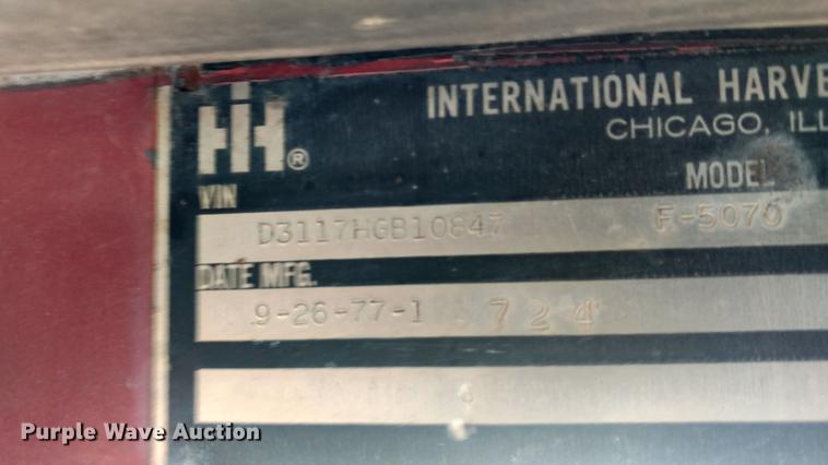 image for item DC0864 1978 International Paystar 5000 oilfield rig up truck