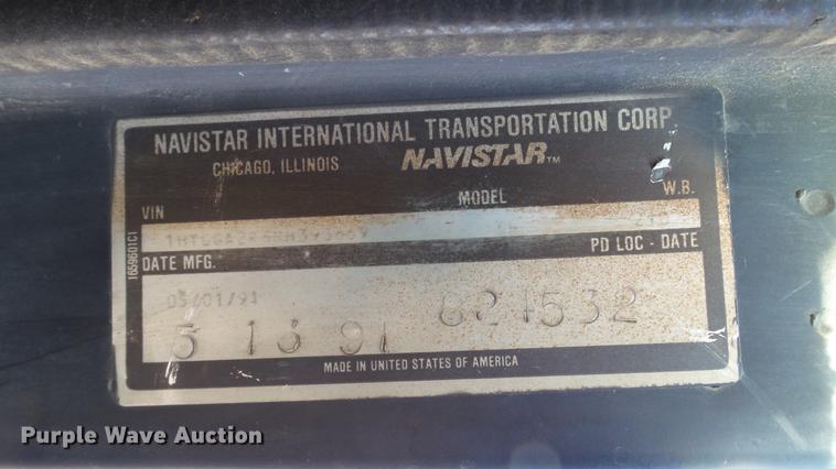 image for item DC5703 1992 International 2574 dump truck