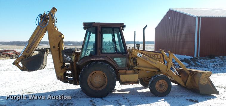 image for item DC5709 1993 Case 580 Super K backhoe