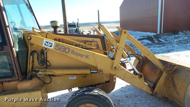 image for item DC5709 1993 Case 580 Super K backhoe