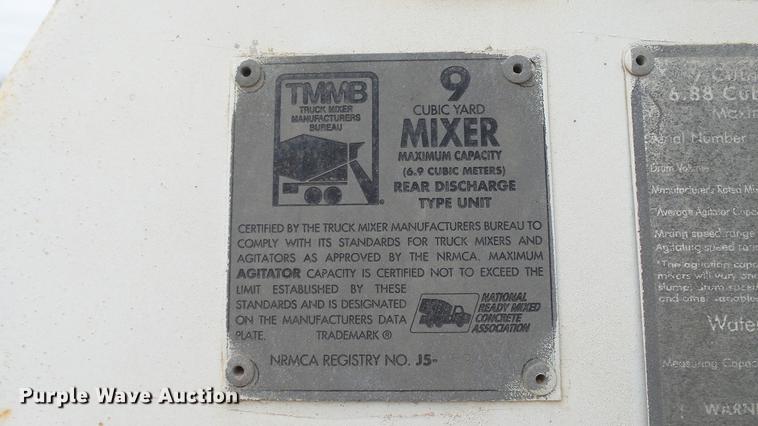 image for item DC5713 1999 Peterbilt 357 ready mix truck