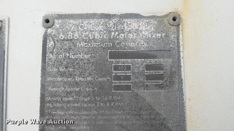 image for item DC5713 1999 Peterbilt 357 ready mix truck