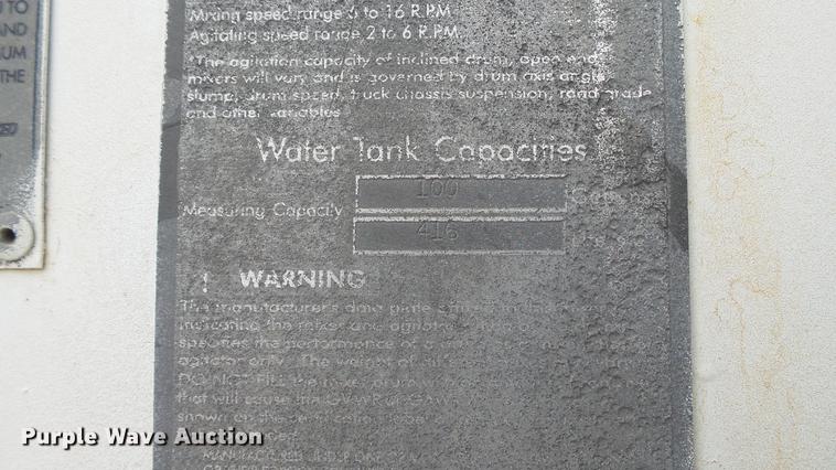 image for item DC5713 1999 Peterbilt 357 ready mix truck