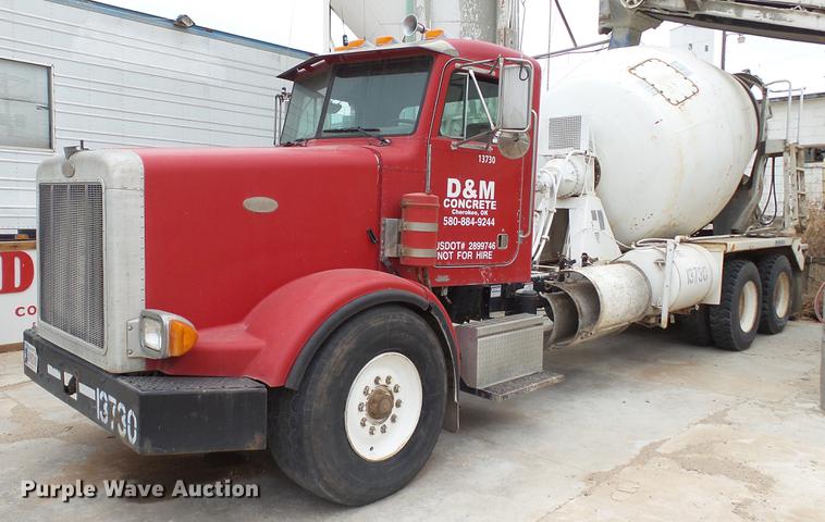 image for item DC5714 1999 Peterbilt 357 ready mix truck