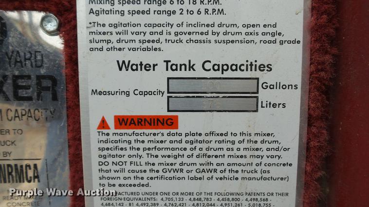 image for item DC5714 1999 Peterbilt 357 ready mix truck