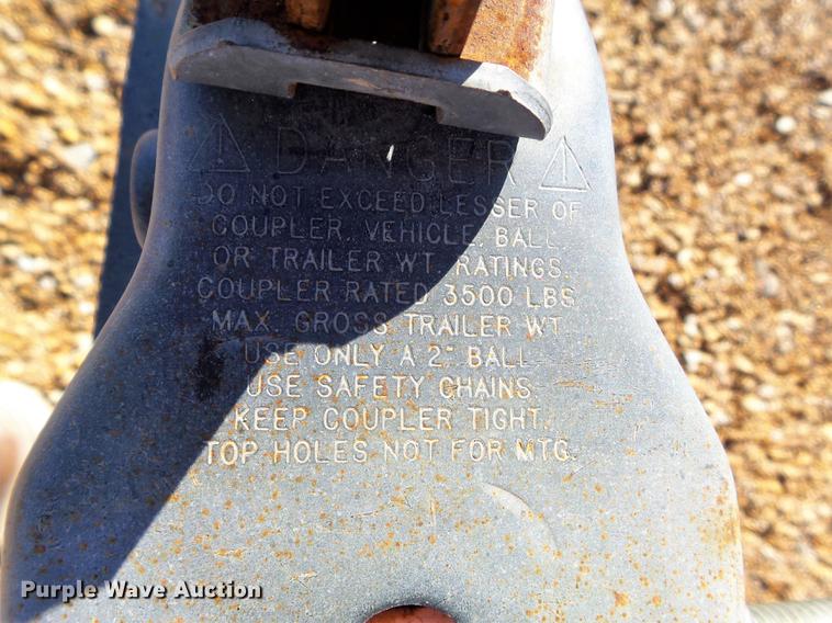 image for item DC7422 2004 Wanco arrow board trailer