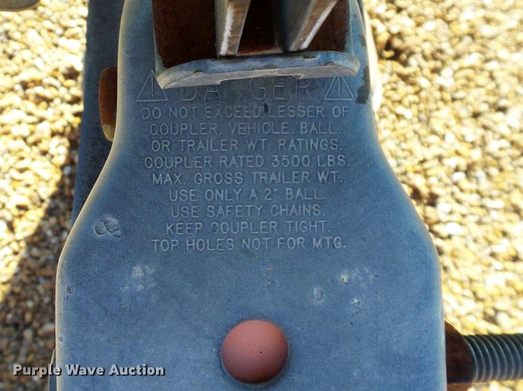 image for item DC7424 2003 Wanco arrow board trailer