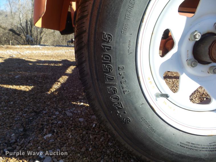 image for item DC7424 2003 Wanco arrow board trailer