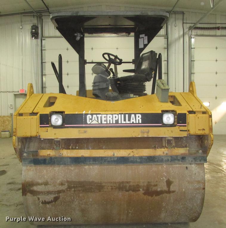 image for item DD2918 2003 Caterpillar CB534D XW double drum vibratory roller