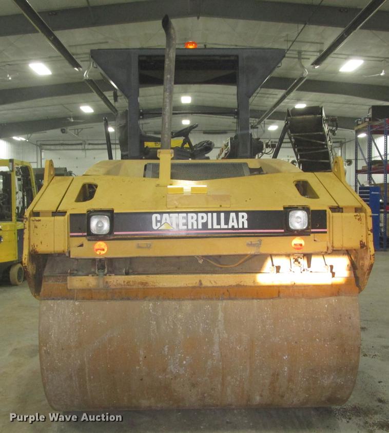 image for item DD2918 2003 Caterpillar CB534D XW double drum vibratory roller