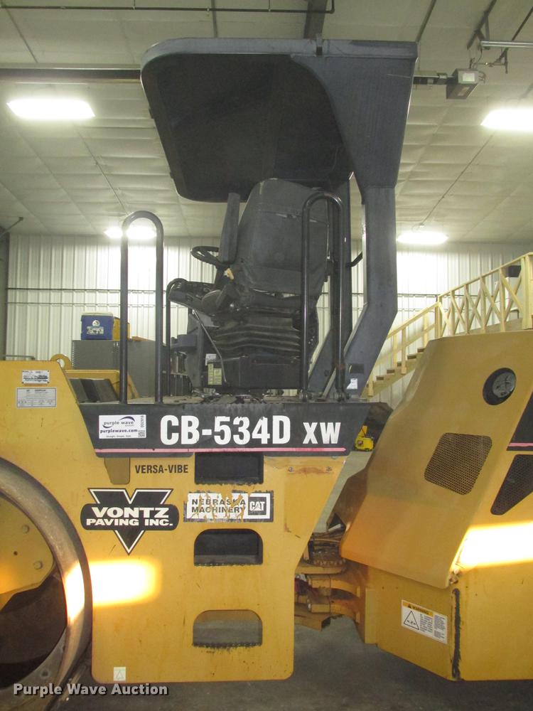 image for item DD2918 2003 Caterpillar CB534D XW double drum vibratory roller