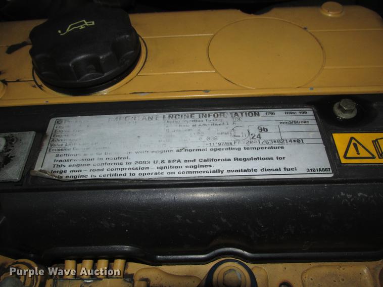 image for item DD2918 2003 Caterpillar CB534D XW double drum vibratory roller