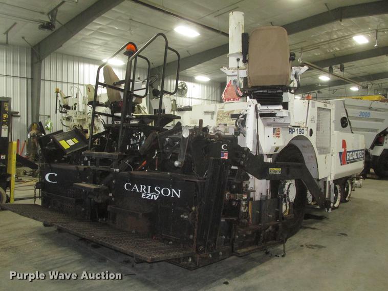 image for item DD2919 2008 Roadtec RP-190 paver