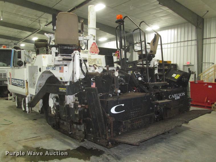 image for item DD2919 2008 Roadtec RP-190 paver