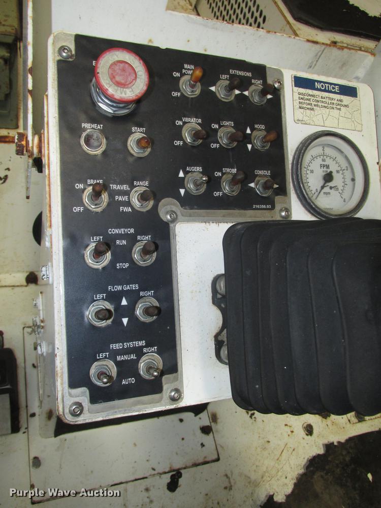 image for item DD2919 2008 Roadtec RP-190 paver