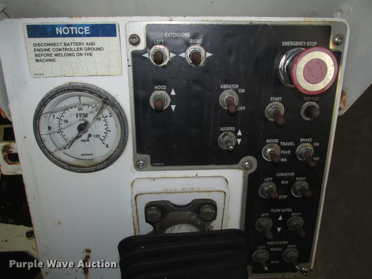 image for item DD2919 2008 Roadtec RP-190 paver