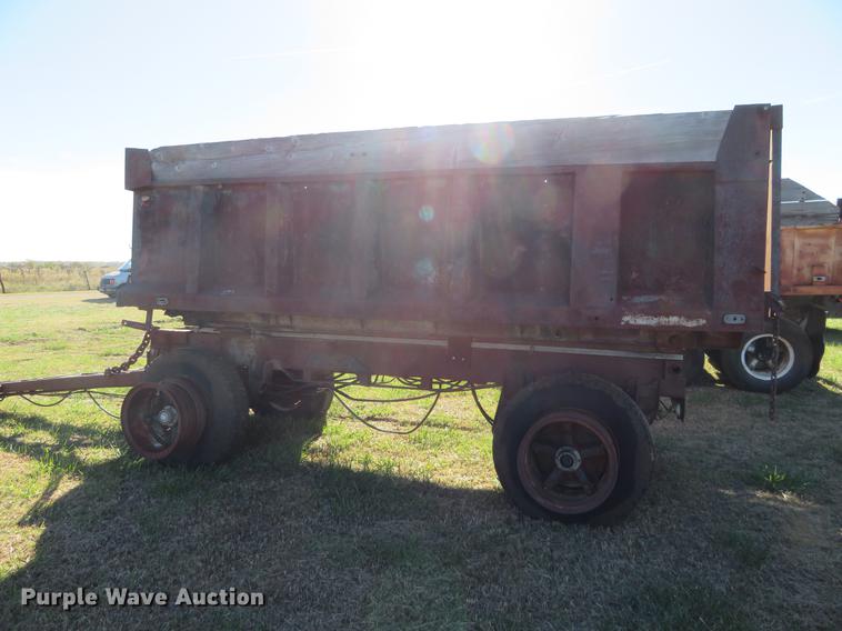 image for item DF9812 1988 End dump pup trailer