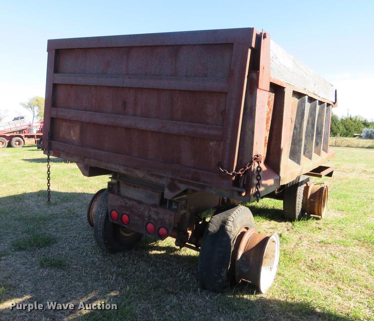 image for item DF9812 1988 End dump pup trailer
