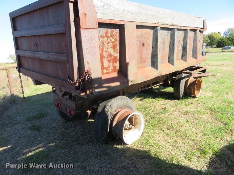 image for item DF9812 1988 End dump pup trailer