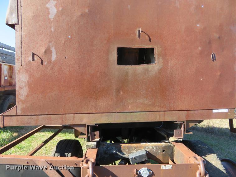 image for item DF9812 1988 End dump pup trailer