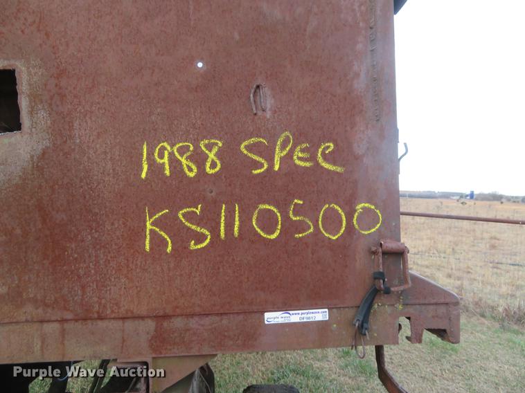 image for item DF9812 1988 End dump pup trailer