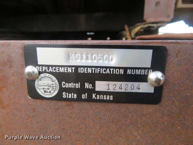 image for item DF9812 1988 End dump pup trailer