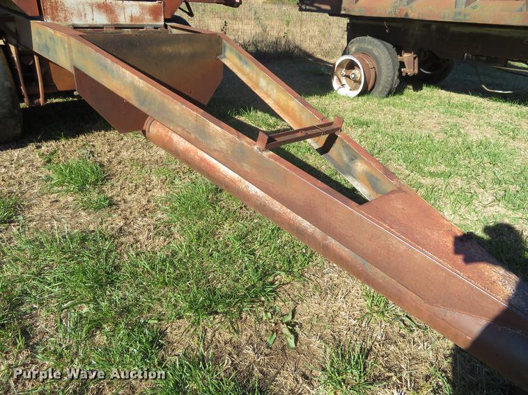 image for item DF9813 1977 Shop built end dump pup trailer