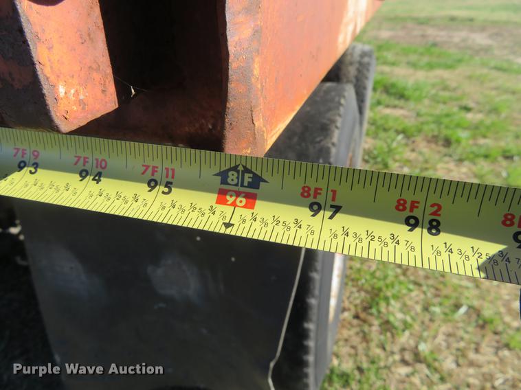 image for item DF9813 1977 Shop built end dump pup trailer