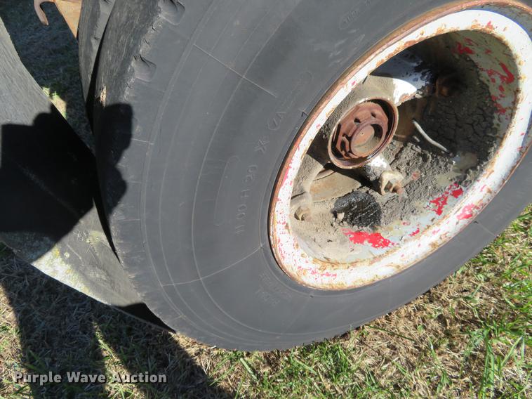 image for item DF9813 1977 Shop built end dump pup trailer