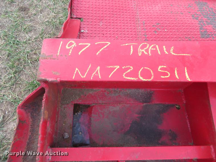 image for item DF9814 1977 equipment trailer