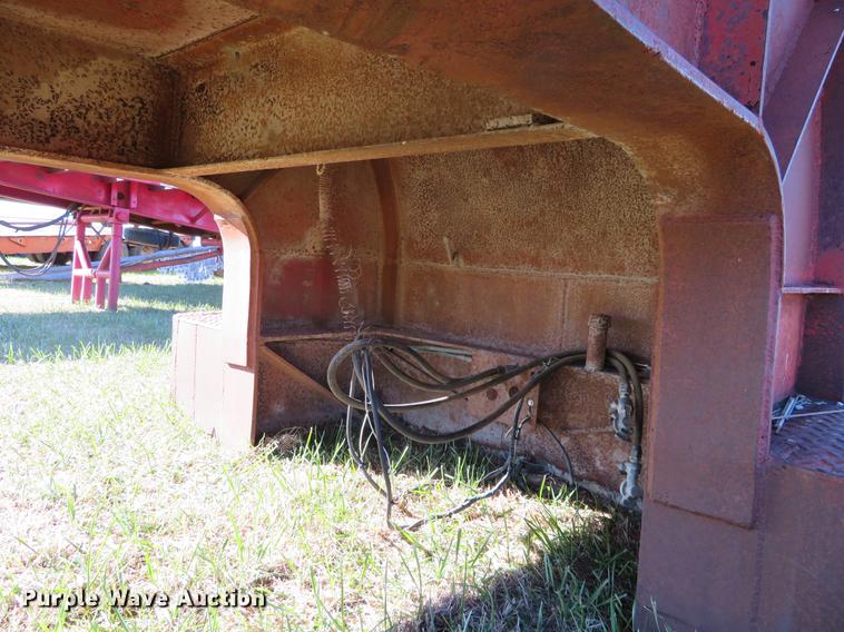 image for item DF9815 1971 Shop built lowboy equipment trailer