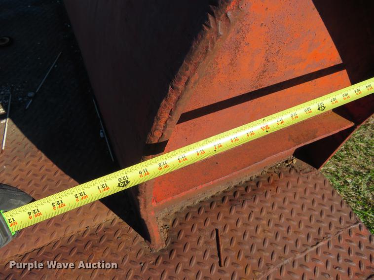 image for item DF9815 1971 Shop built lowboy equipment trailer