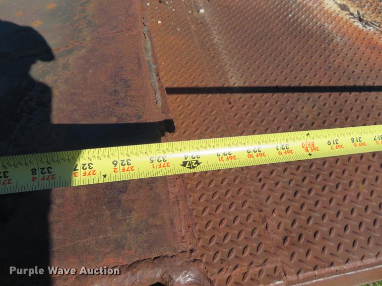 image for item DF9815 1971 Shop built lowboy equipment trailer