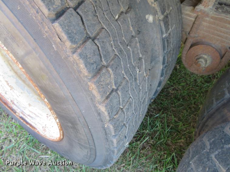 image for item DF9815 1971 Shop built lowboy equipment trailer