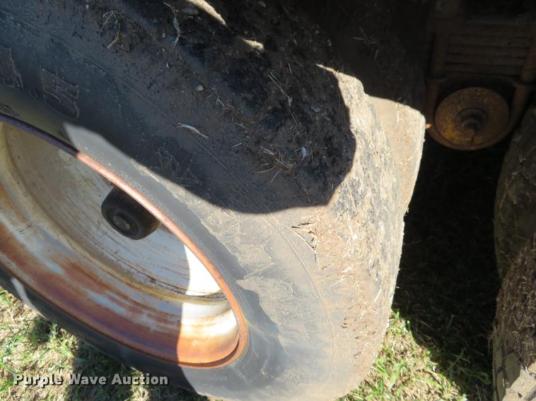 image for item DF9815 1971 Shop built lowboy equipment trailer