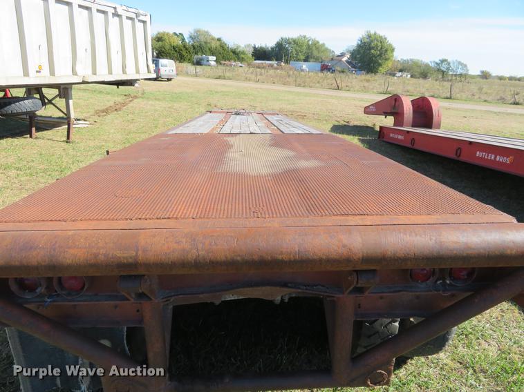 image for item DF9818 1988 Shop built equipment trailer