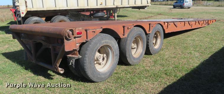 image for item DF9818 1988 Shop built equipment trailer