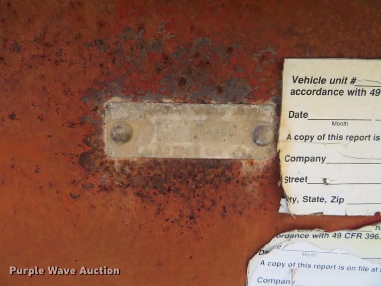 image for item DF9818 1988 Shop built equipment trailer