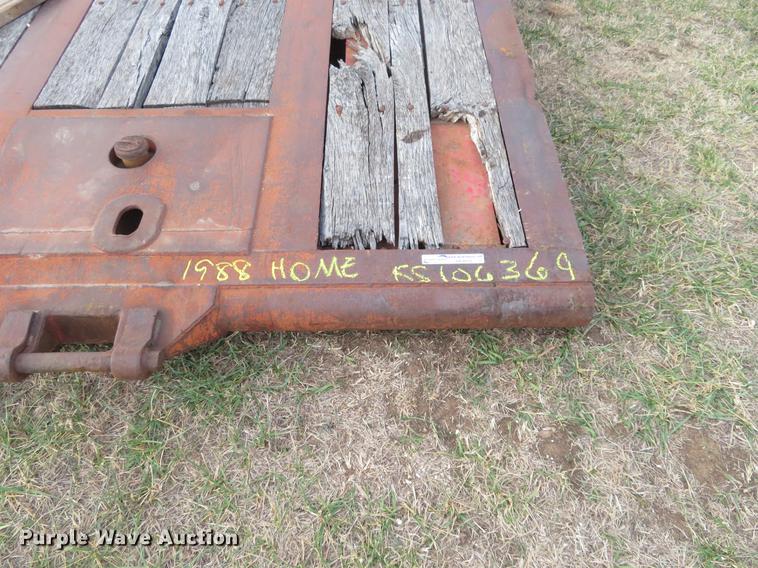 image for item DF9818 1988 Shop built equipment trailer